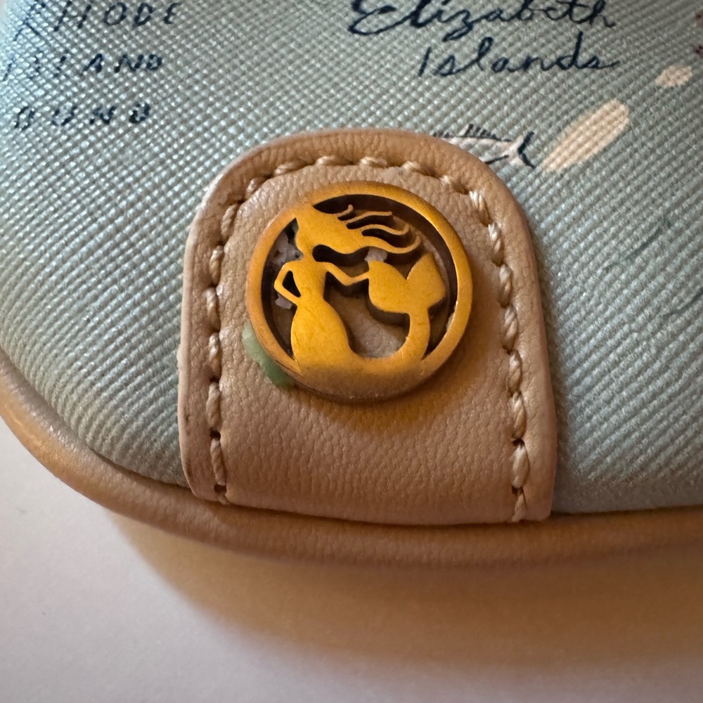 Spartina 449 Northeastern Harbors  Scout Wristlet in Cream and Tan - NWT - Picture 12 of 13